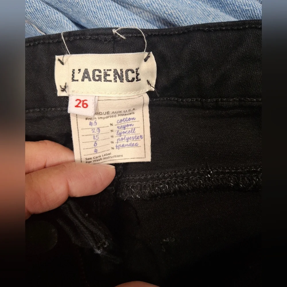 L'AGENCE Black Skinny Jeans - Picture 5 of 6